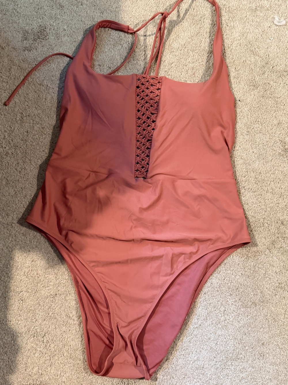 aerie Mauve One-Piece Swimwear